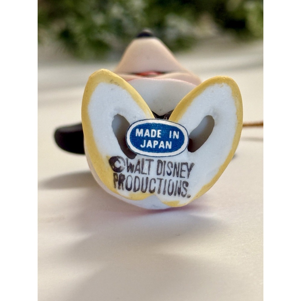 VTG Disney Productions MINNIE MOUSE Ceramic Christmas Ornaments‎ Made In Japan - Picture 5 of 6